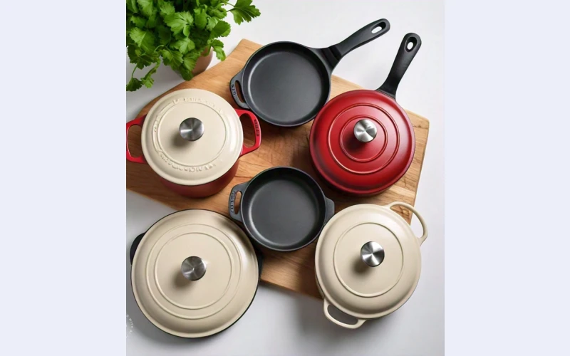 7 Piece Cast Iron Pot Set