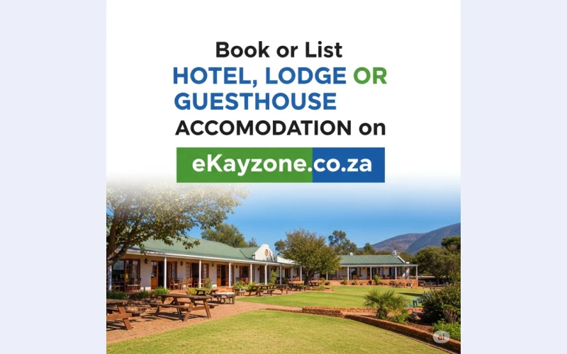 Book Hotels & List free Property eKayzone south africa ads