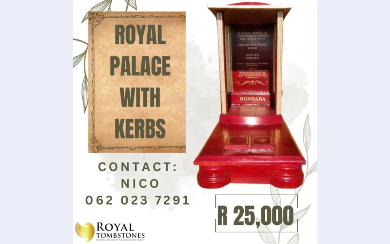Royal Palace with Kerb Tombstone