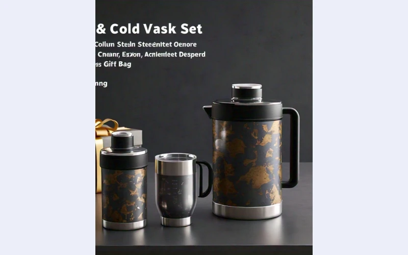 Hot & Cold Vacuum Flask Set