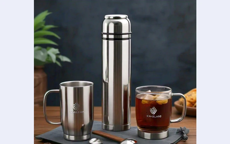 Hot & Cold Vacuum Flask Set