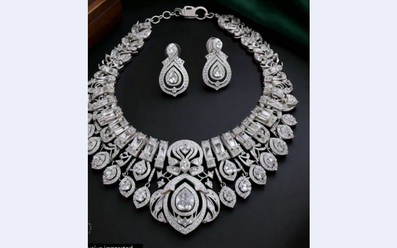 Elegant and Affordable: Imported Sterling Silver 925 with CZ's Necklaces